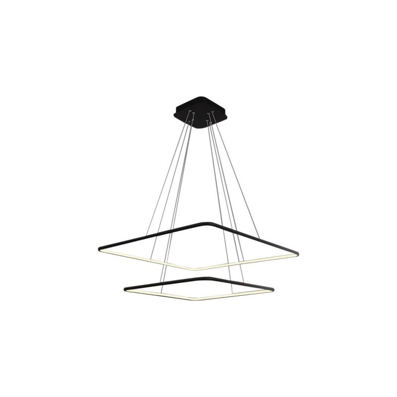 Żyrandol Milagro Nix 5182 czarny szerokość 60 cm wbudowany LED 50W 1 szt.