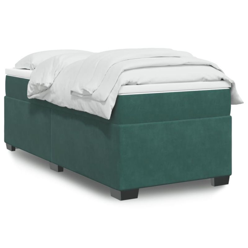 Łóżko kontynentalne WaszeMeble 90x190 cm zielone WM-3285254 1 szt.