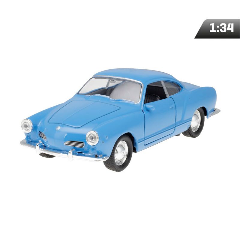 Model 1:34, VW Karmann Ghia Coupe, niebieski, Carmotion, 1 szt.