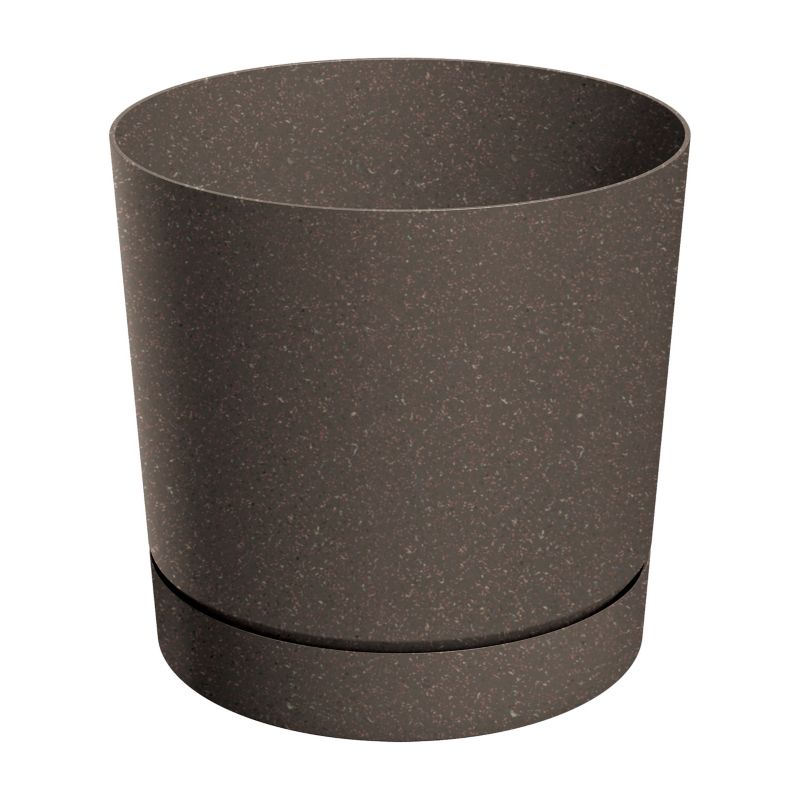 Doniczka Prosperplast Tubo P Eco Wood 15 cm kawa
