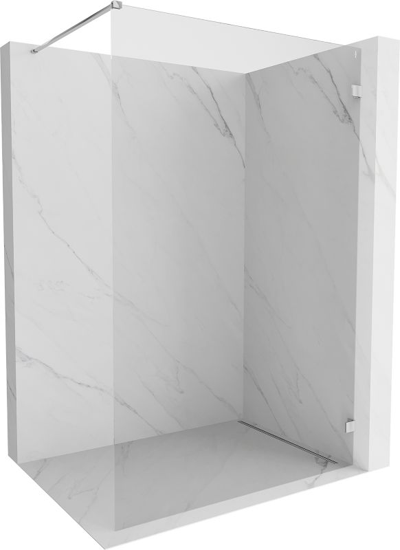 Ścianka prysznicowa walk-in Mexen Lunar chrom transparent 80x200 cm 830-080-000-01-00-P 1 szt.