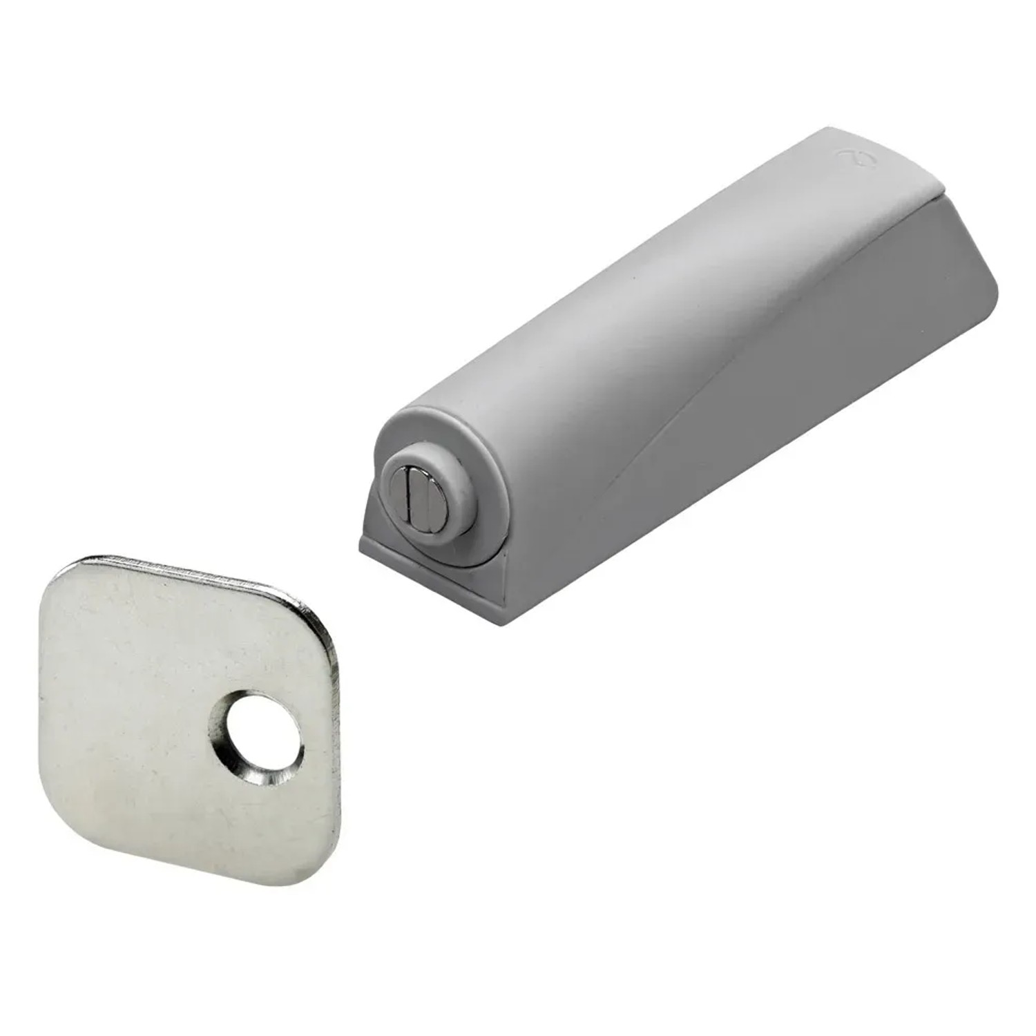 Hettich Odbojnik samootwierający magnetyczny szary 73x15x16mm