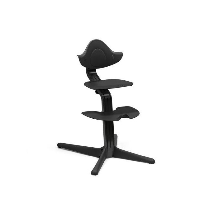 Stokke Nomi + Newborn Set - krzesełko + zestaw dla noworodka-Black Black-Newborn Set Black-Grey Blue