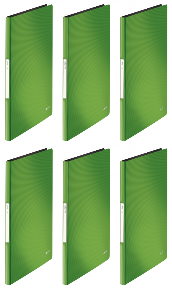 6x Album ofertowy Leitz Solid, A4, 20 koszulek, jasnozielony