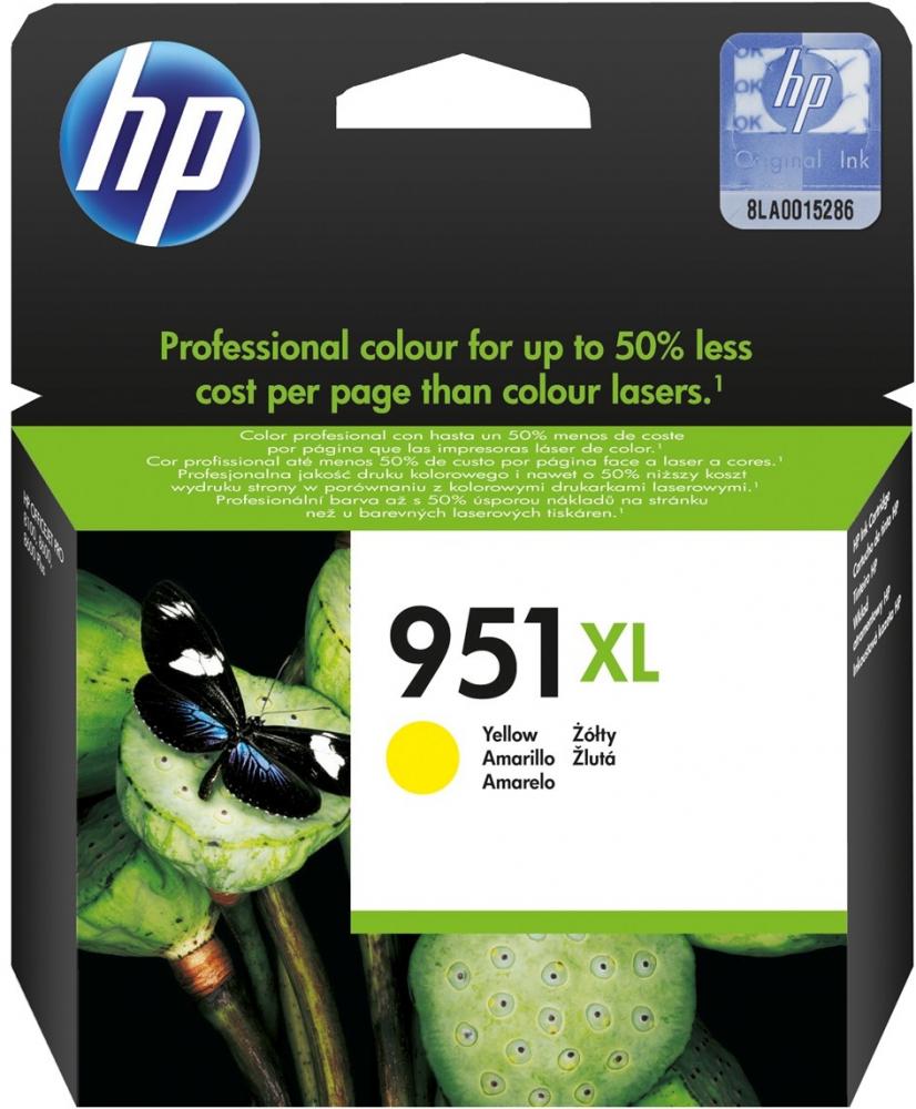 Tusz HP 951XL (CN048AE), 1500 stron, yellow (żółty)