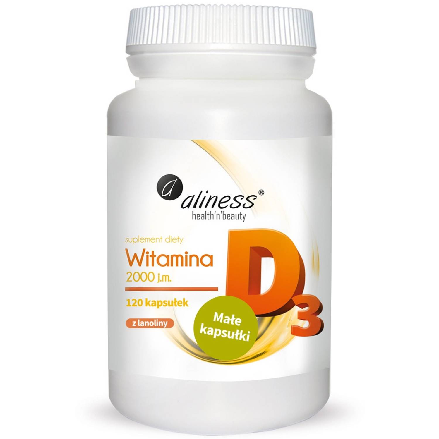 Aliness witamina d3 2000 j.m., 120 kapsułek