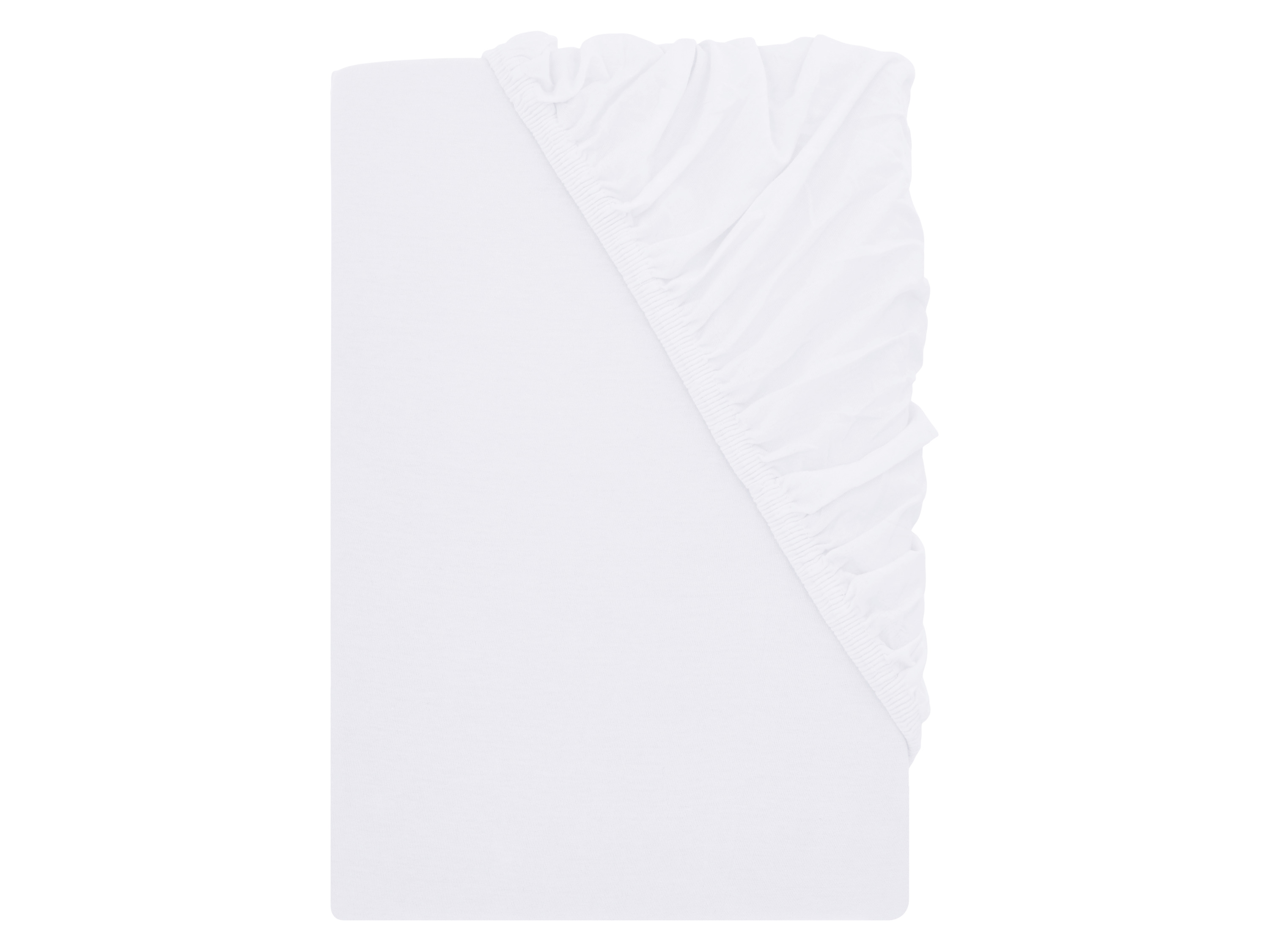 Livarno Prześcieradło z dżerseju z gumką, 90-100 x 200 cm Biały