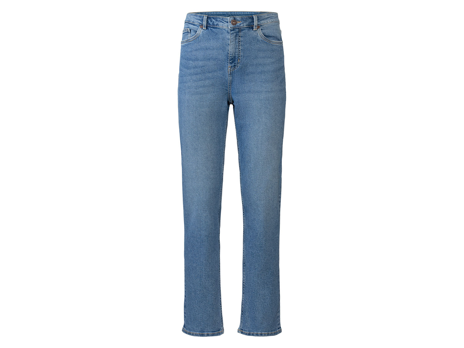 esmara Jeansy damskie straight fit Niebieski, 34