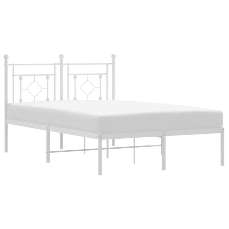 Łóżko metalowe WaszeMeble 120x200 cm biała WM-374386 1 szt.