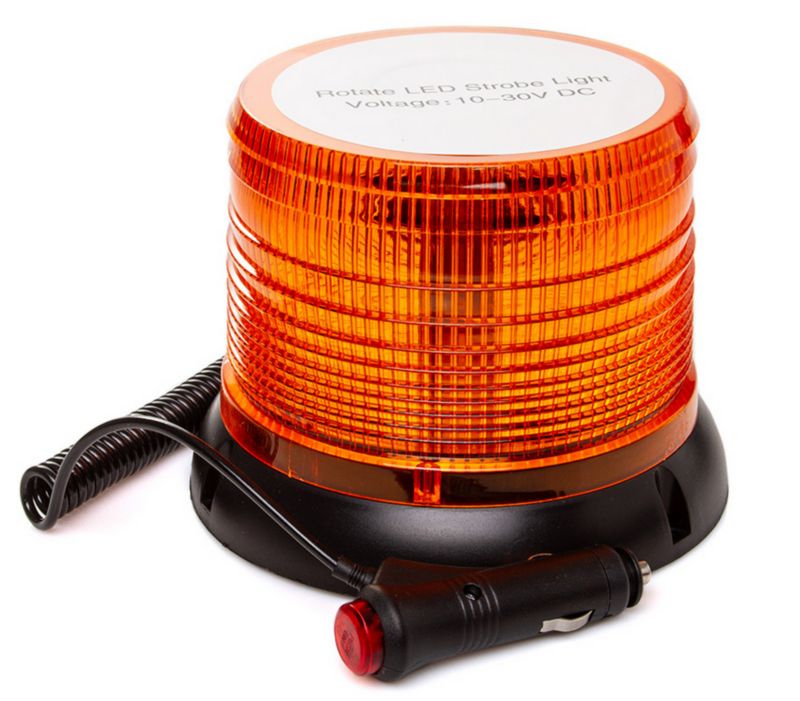 Lampa MAR-POL LED światło ostrzegawcze kogut magnes do samochodu lawety 10-30V 20W 1szt.