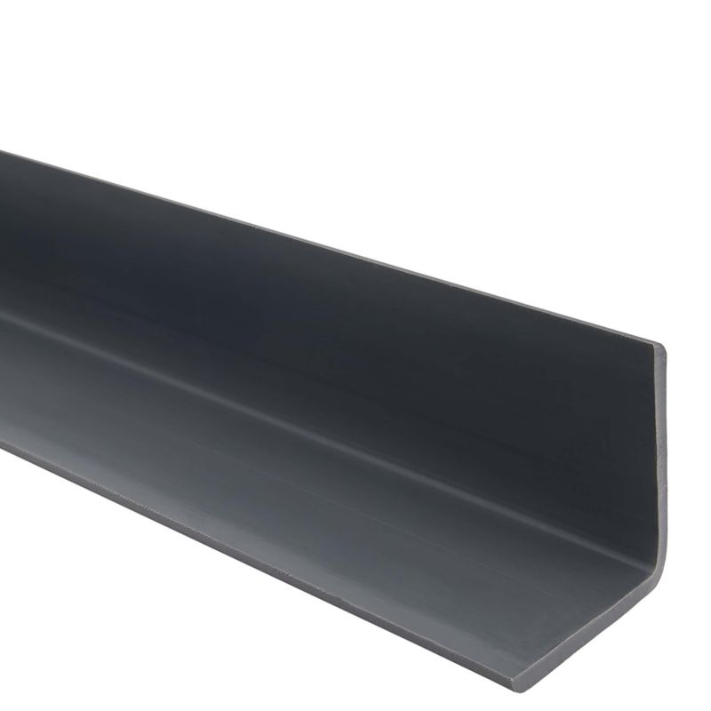 Kątownik miękki PCV 35x35mm, Ochronny profil L kątowy - 150 cm, ciemnoszary, 1 szt.
