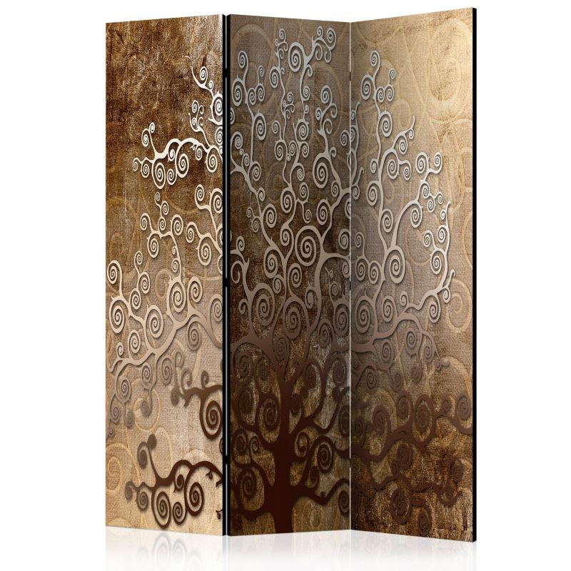 Parawan Muralo Jednostronny Abstrakcja Drzewo Rdza Metal 135x172 cm 1 szt.