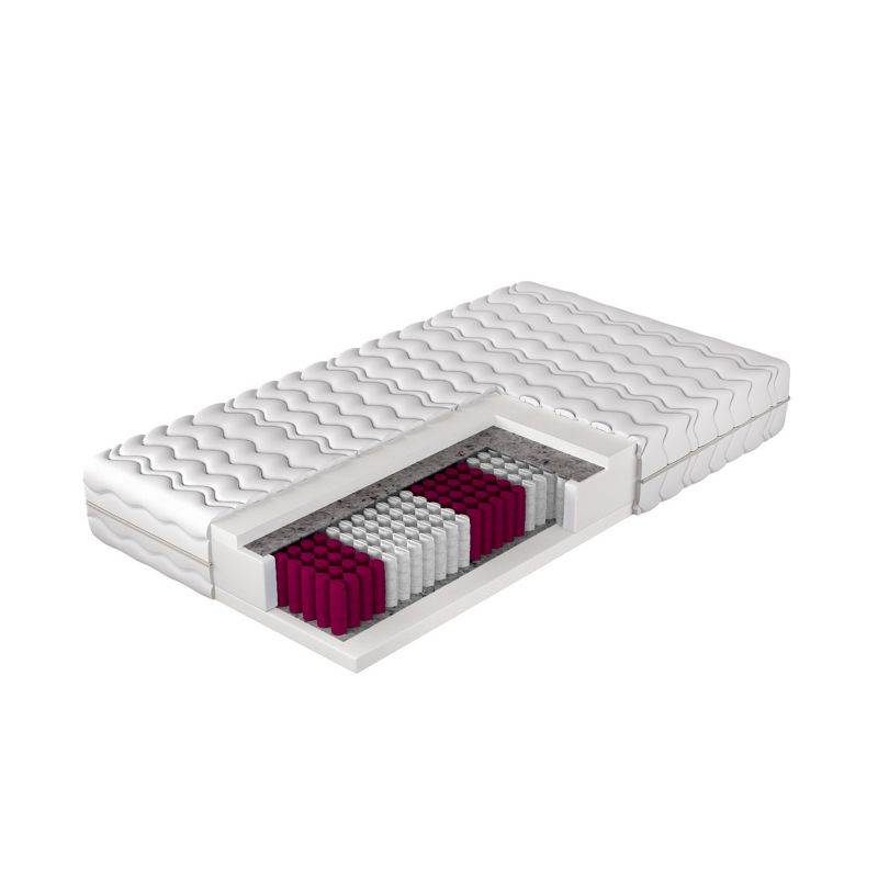 Dwustronny materac sprężynowy MIRJAN 24 Teksas 18 cm 200x200 1 szt.