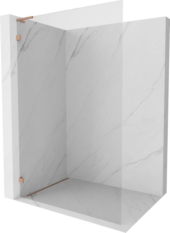 Ścianka prysznicowa walk-in Mexen Lunar L miedź szczotkowana 120 x 200 cm 830L-120-000-65-00-L 1 szt.