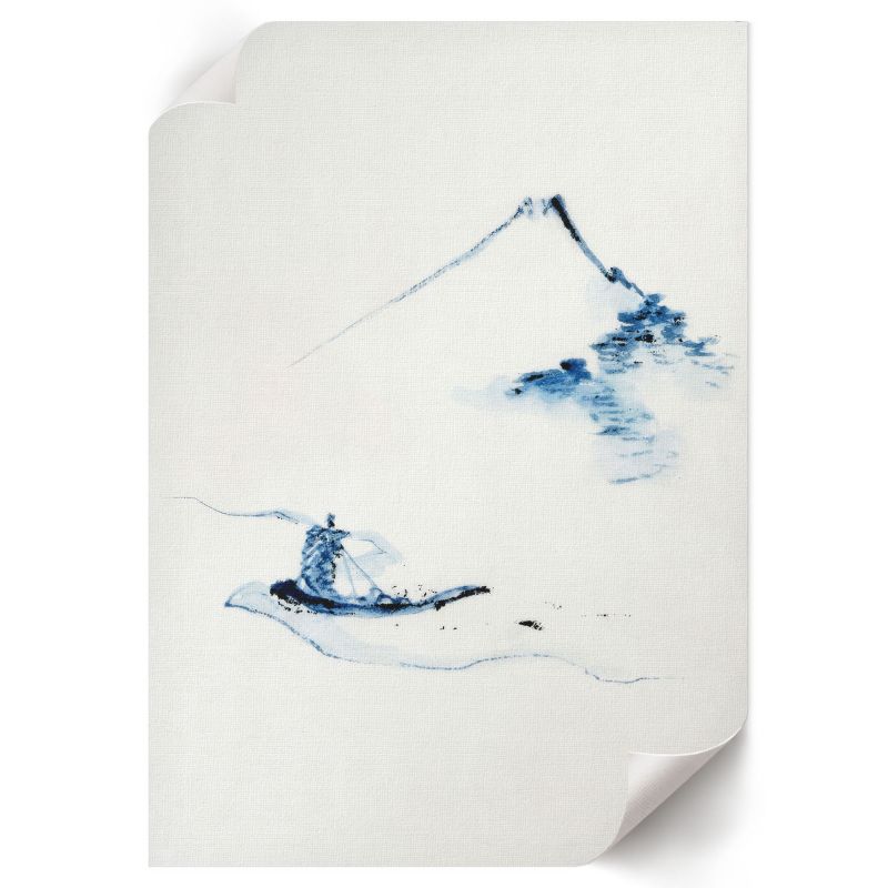 Plakat ArtPrintCave 42x59,5 cm Człowiek w łódce Hokusai 1 szt.