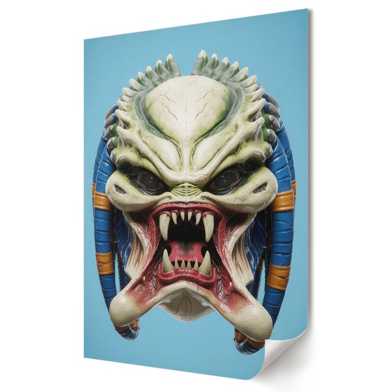 Plakat canvas Wallfluent Format A2 Maska kosmity Artysta Abece 1 szt.