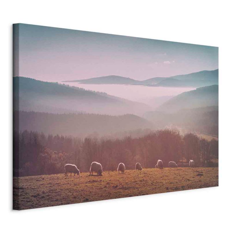 Obraz Artgeist Owce w naturze 90 x 60 cm płótno włoskie 1 szt