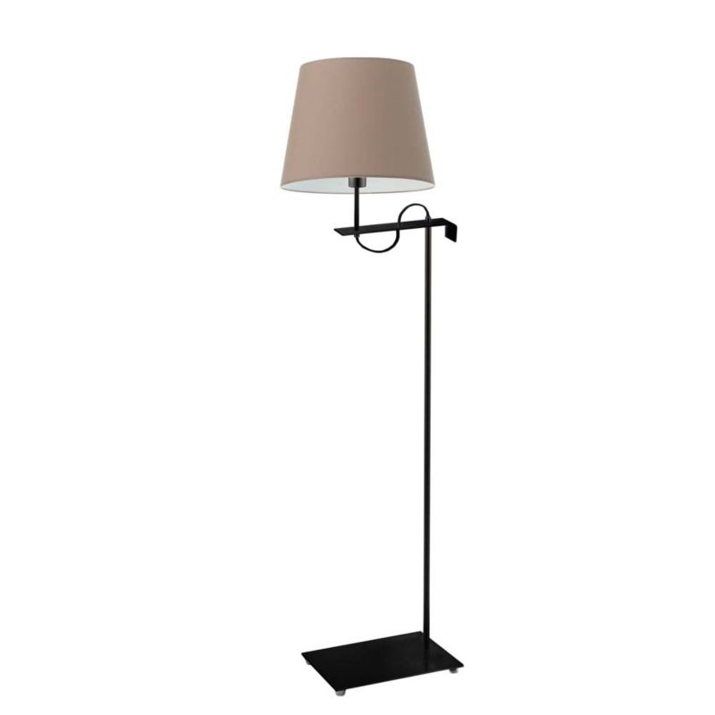 Lampa stojąca Volta Light Factory podłogowa z abażurem cappuccino stożek POINT 1szt.