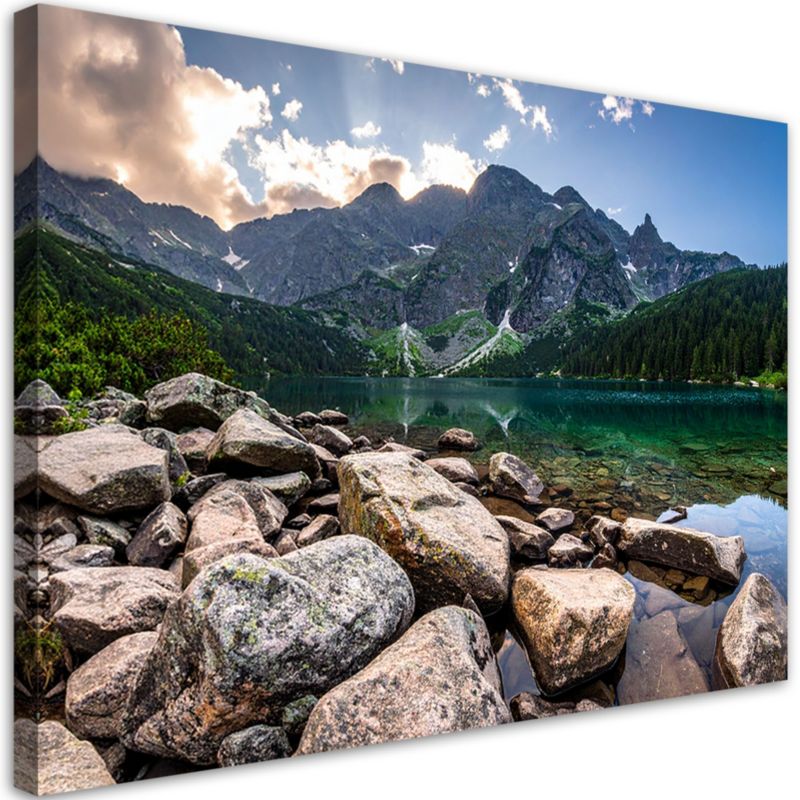 Obraz do salonu sypialni biura Feeby Krajobraz góry skały natura 120x80cm 1szt