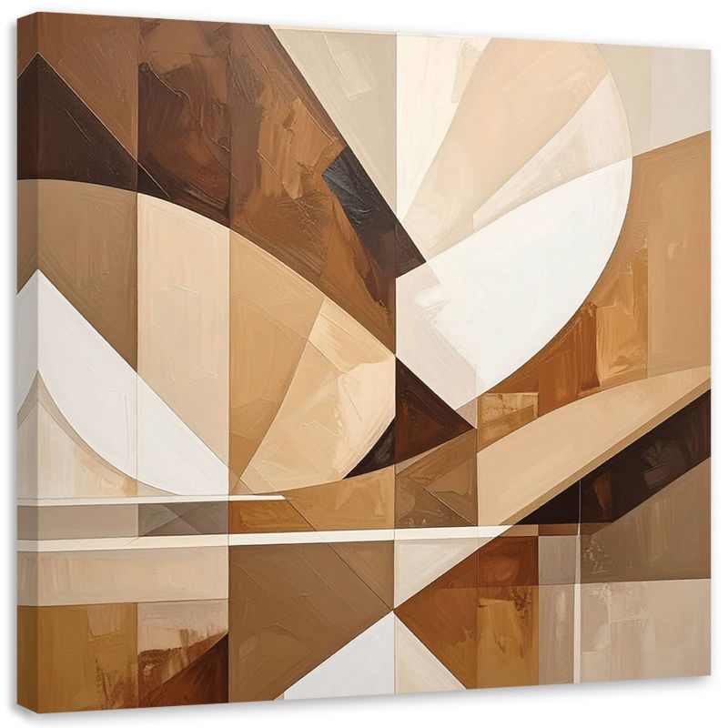 Obraz do salonu sypialni kuchni Feeby Kształy Figury Geometryczna Abstrakcja 30x30cm 1szt
