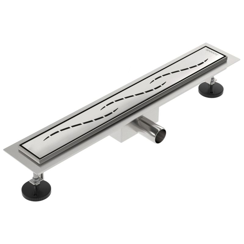 Odpływ liniowy SEVANTE z maskownicą WK165 90 cm inox FLAT 1szt.