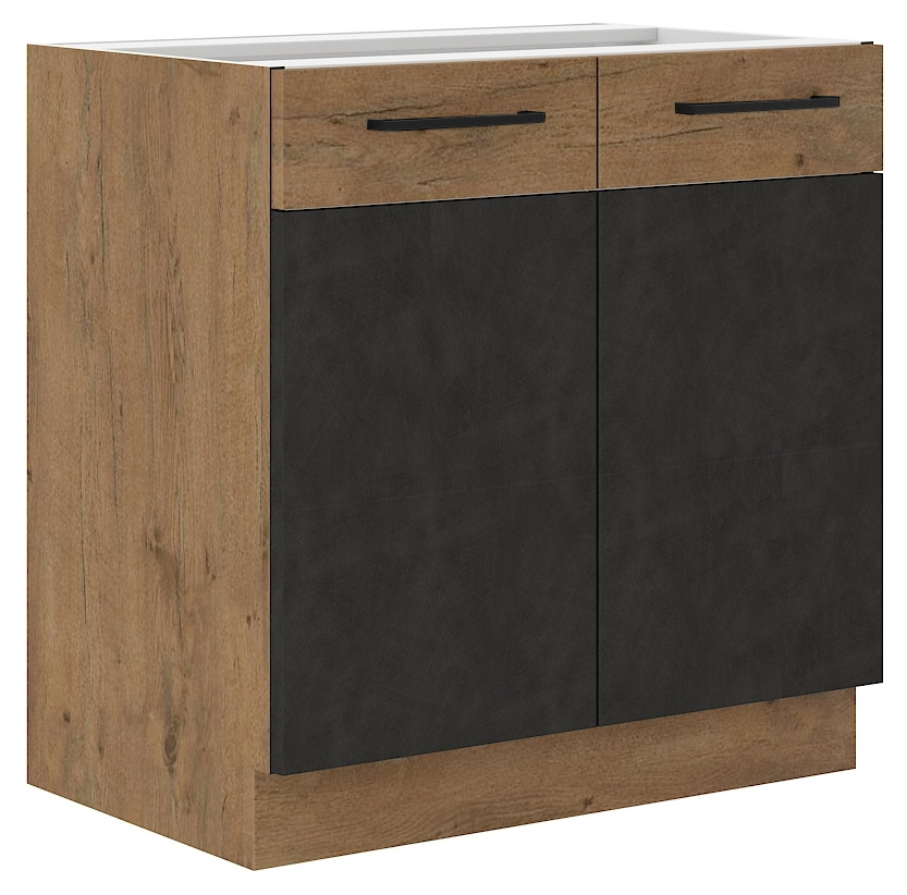 Szafka pod zlewozmywak 80 cm dąb lancelot VIKI