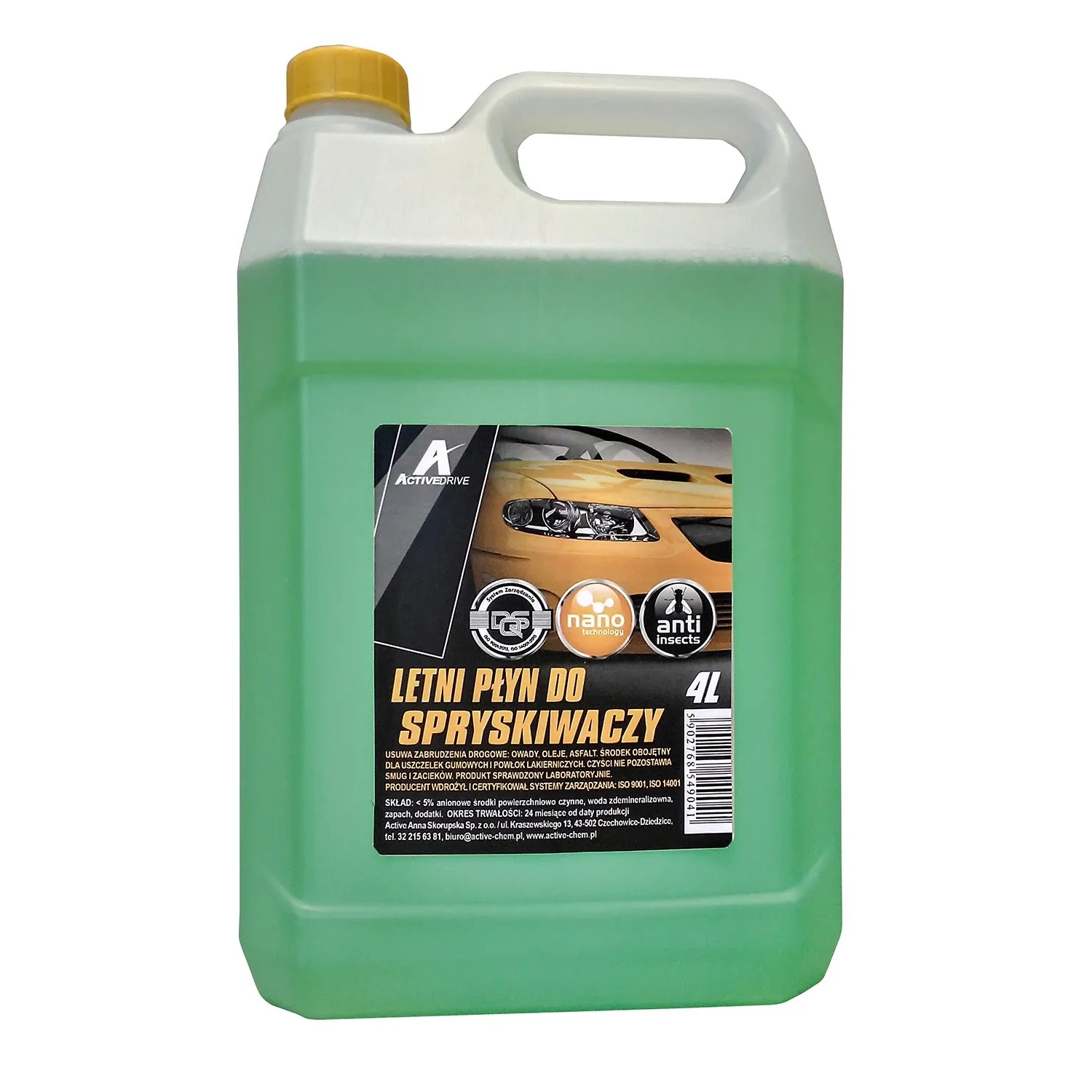 Active Płyn do spryskiwaczy letni 4L