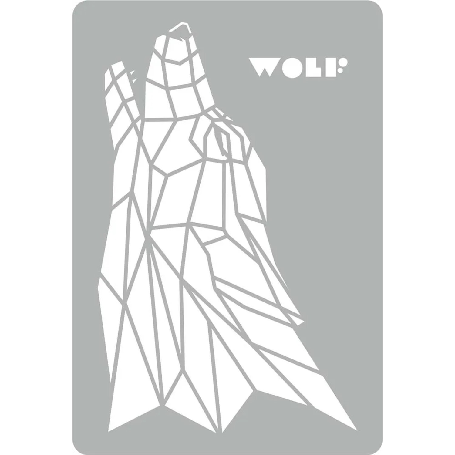 Szablon dekoracyjny Mega 538 WOLF 91 x 62