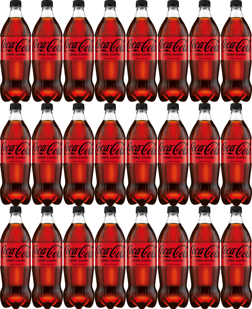 24x Coca-Cola Zero, butelka, 0.85l, KAUCJA