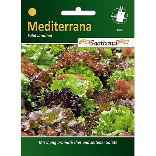1 pac, Salată Mediteraneană, amestec de soiuri - Semințe: Mod de ambalare: 1 pac