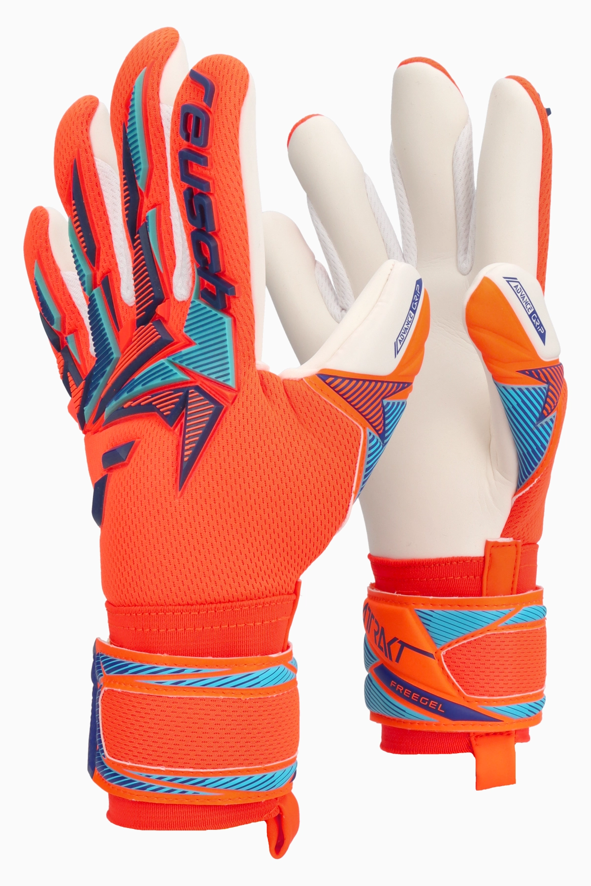 Rękawice Reusch Attrakt Freegel Advance Junior - Pomarańczowy