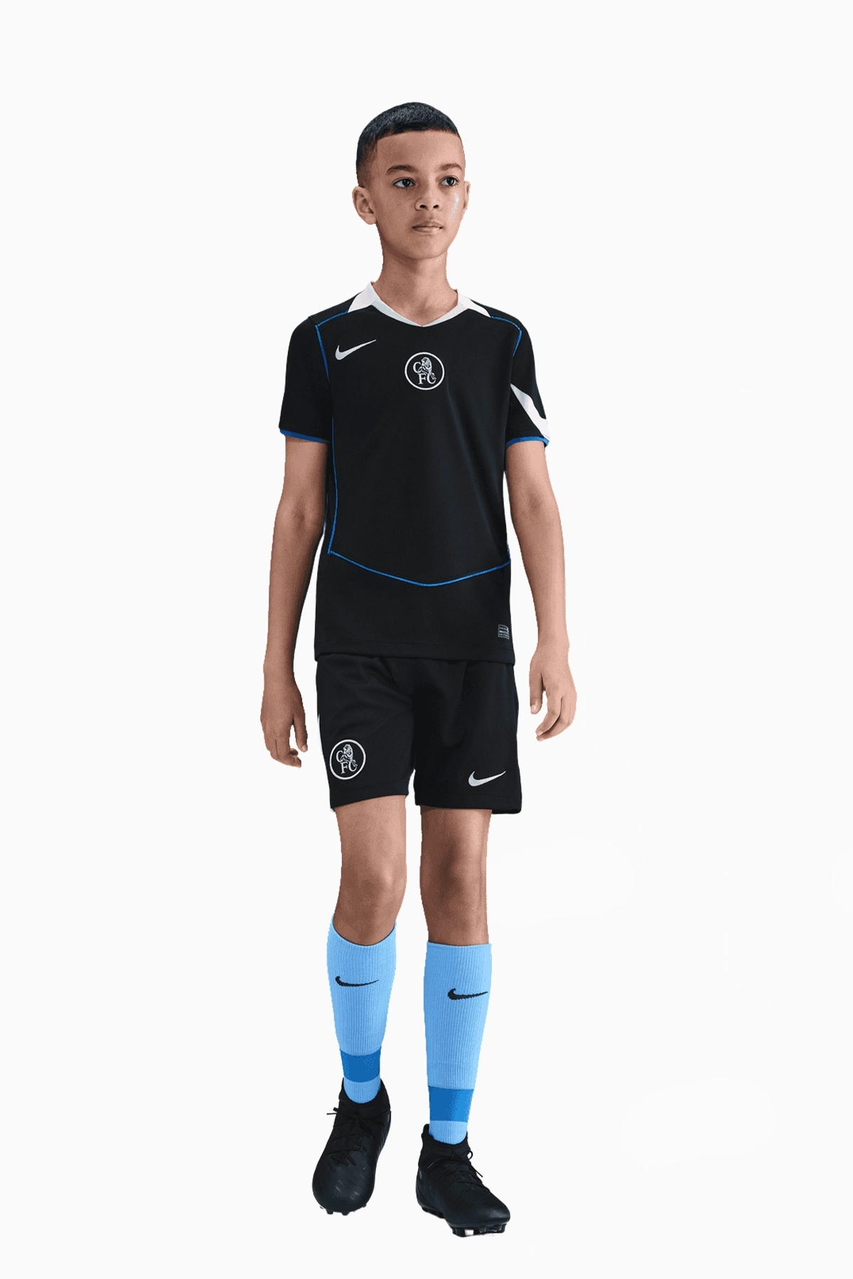Koszulka Nike Chelsea FC 25/26 Trzecia Stadium Junior - Czarny