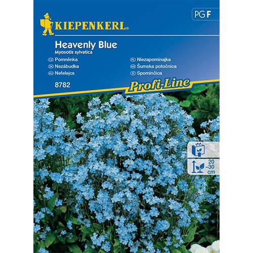 1 szt, Nefelejcsvirág Heavenly Blue - Magok: Mod de ambalare: 1 db
