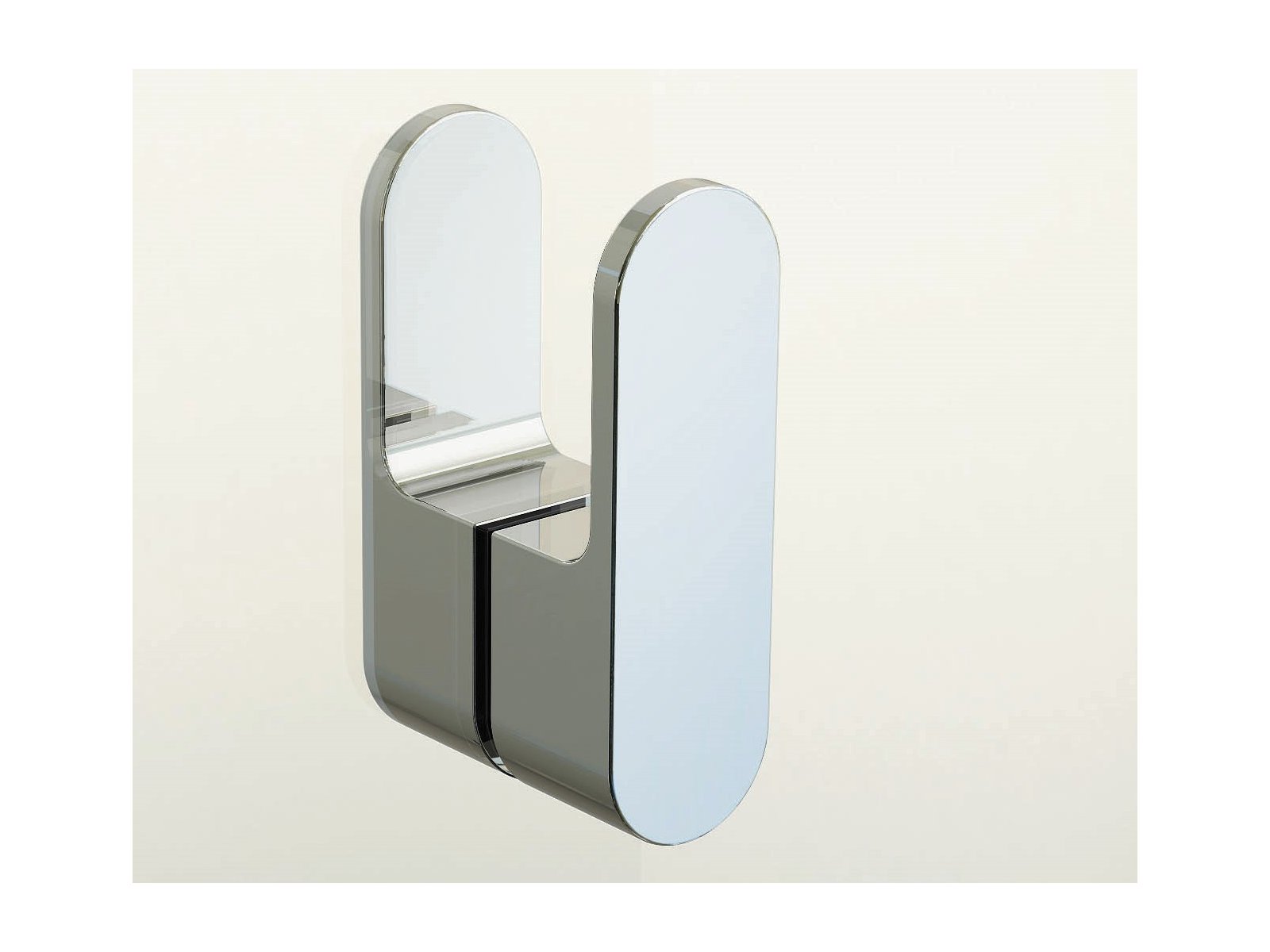 Ravak Chrome CSD1-80 drzwi prysznicowe 80 cm wnękowe polerowane aluminium/szkło przezroczyste 0QV40C00Z1