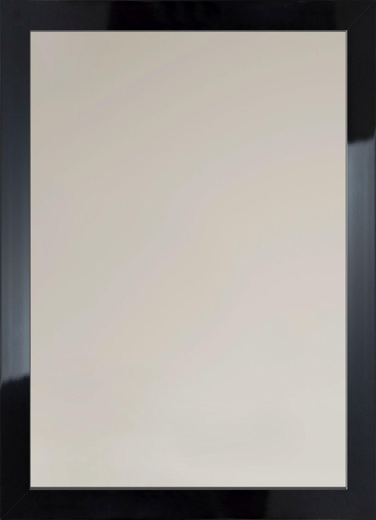 Ars Longa Slim lustro 127,8x67,8 cm prostokątne czarne SLIM60120-C