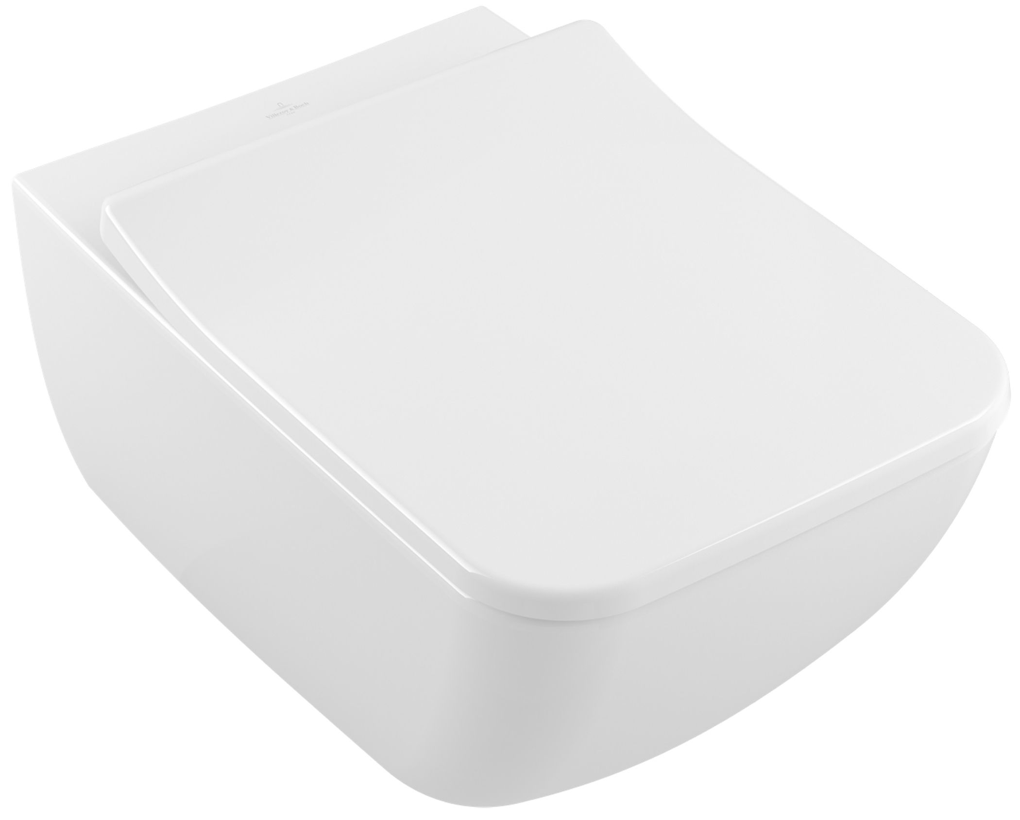 Villeroy & Boch Venticello combi-Pack miska WC wisząca bez kołnierza z deską wolnoopadającą Weiss Alpin 4611RS01 - Wysyłka w 24h