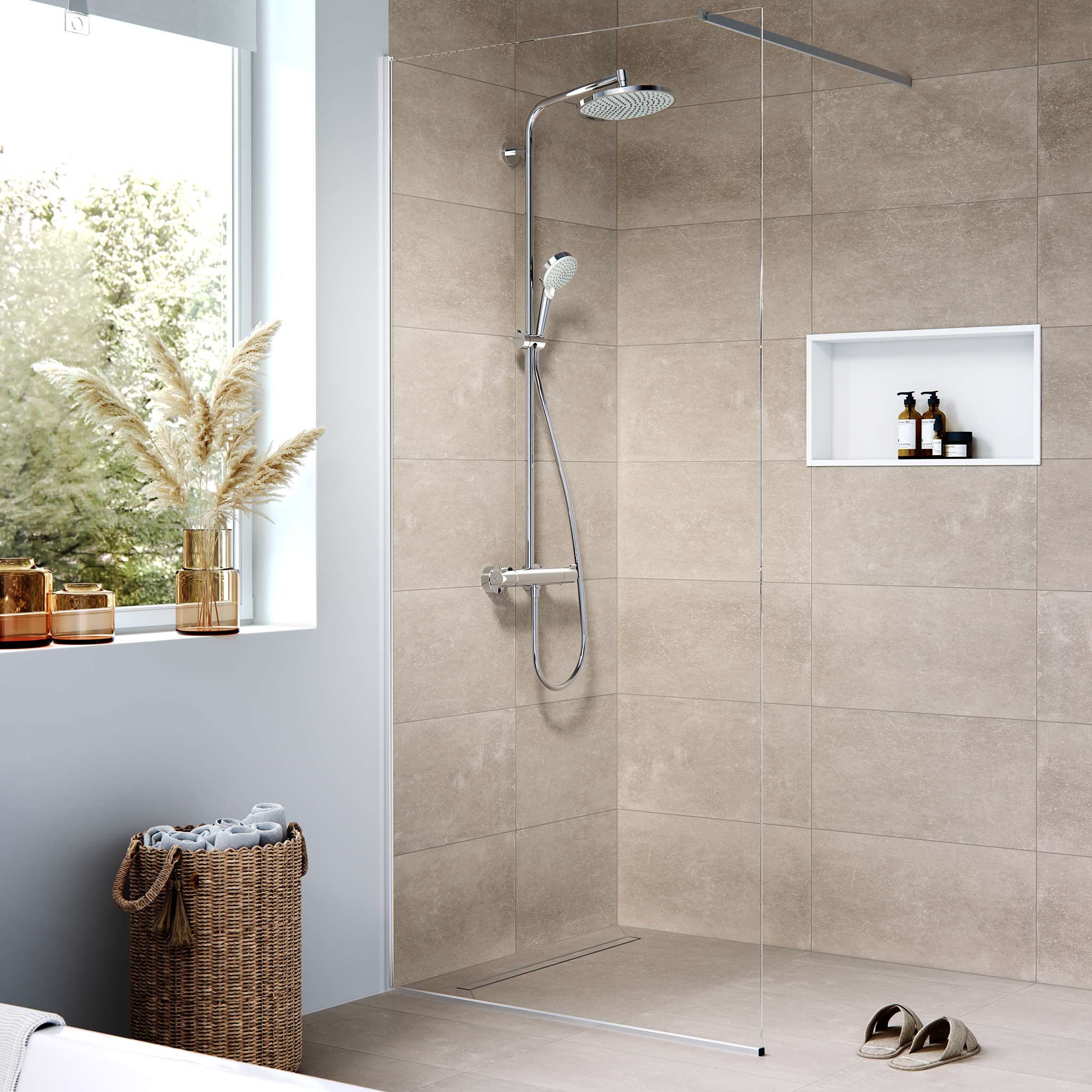 Hansgrohe RainDrain Compact odpływ liniowy 120 cm stal szlachetna szczotkowana 56184800