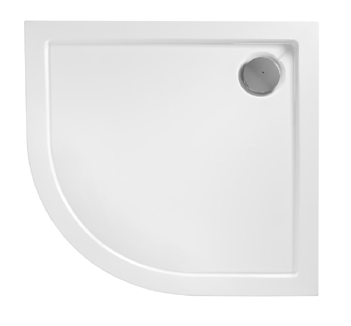 Rea Look brodzik 80x80 cm biały REA-K7908