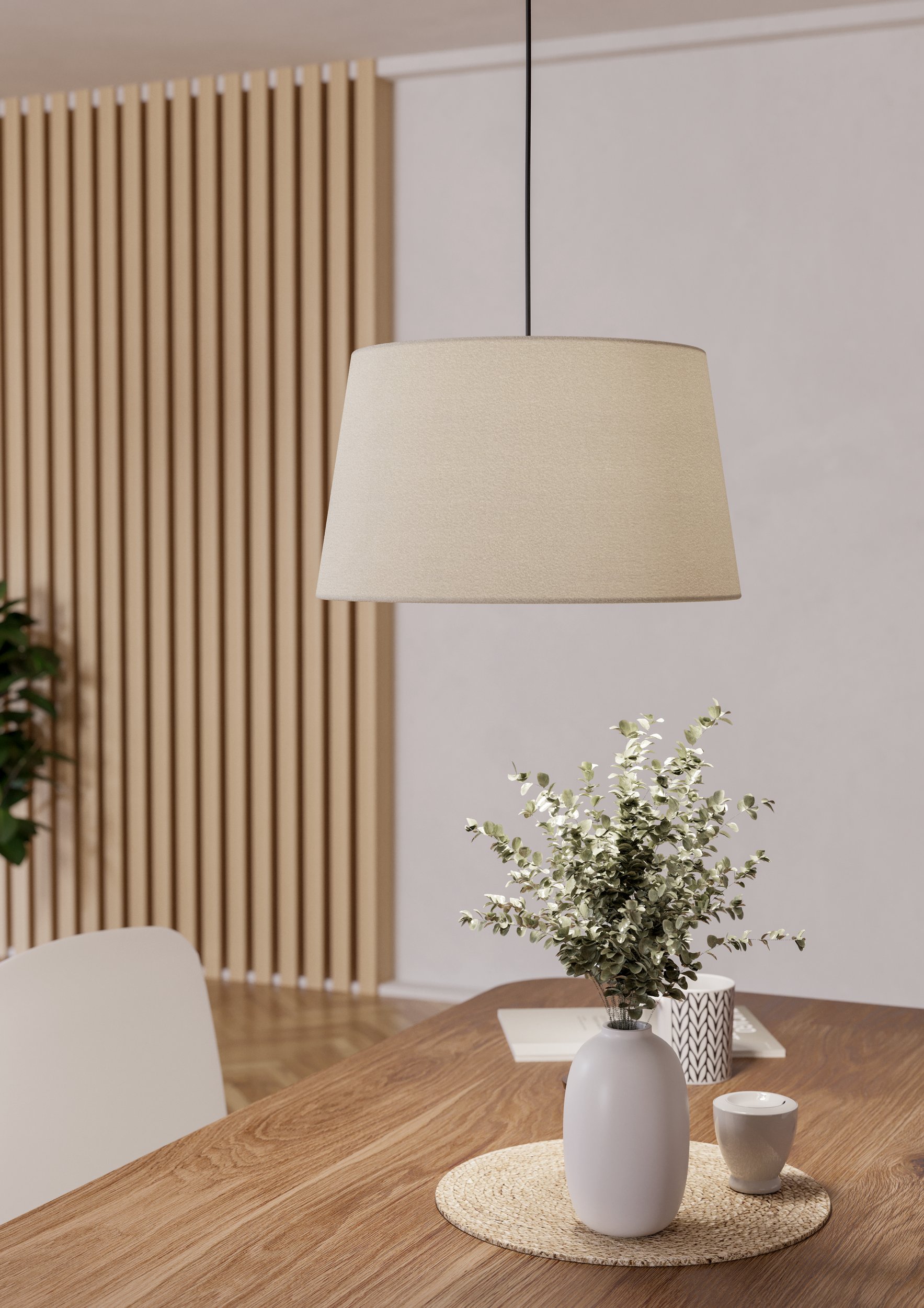 Eglo Febres lampa wisząca 1x60 W biała 901262