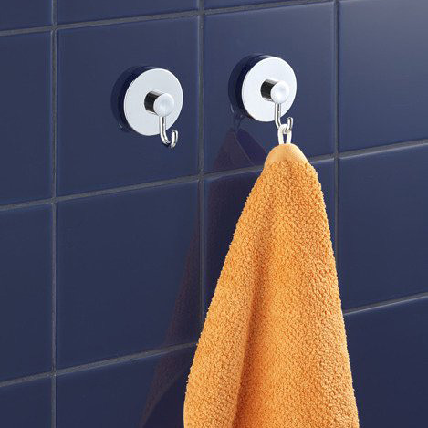 Wenko Vacuum haczyk na ręcznik 2 szt srebrny 20900100 - Wysyłka w 24h