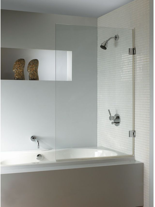 Riho Scandic NXT X107 parawan nawannowy 80 cm 1-częściowy prawy czarny mat/szkło przezroczyste G001130121
