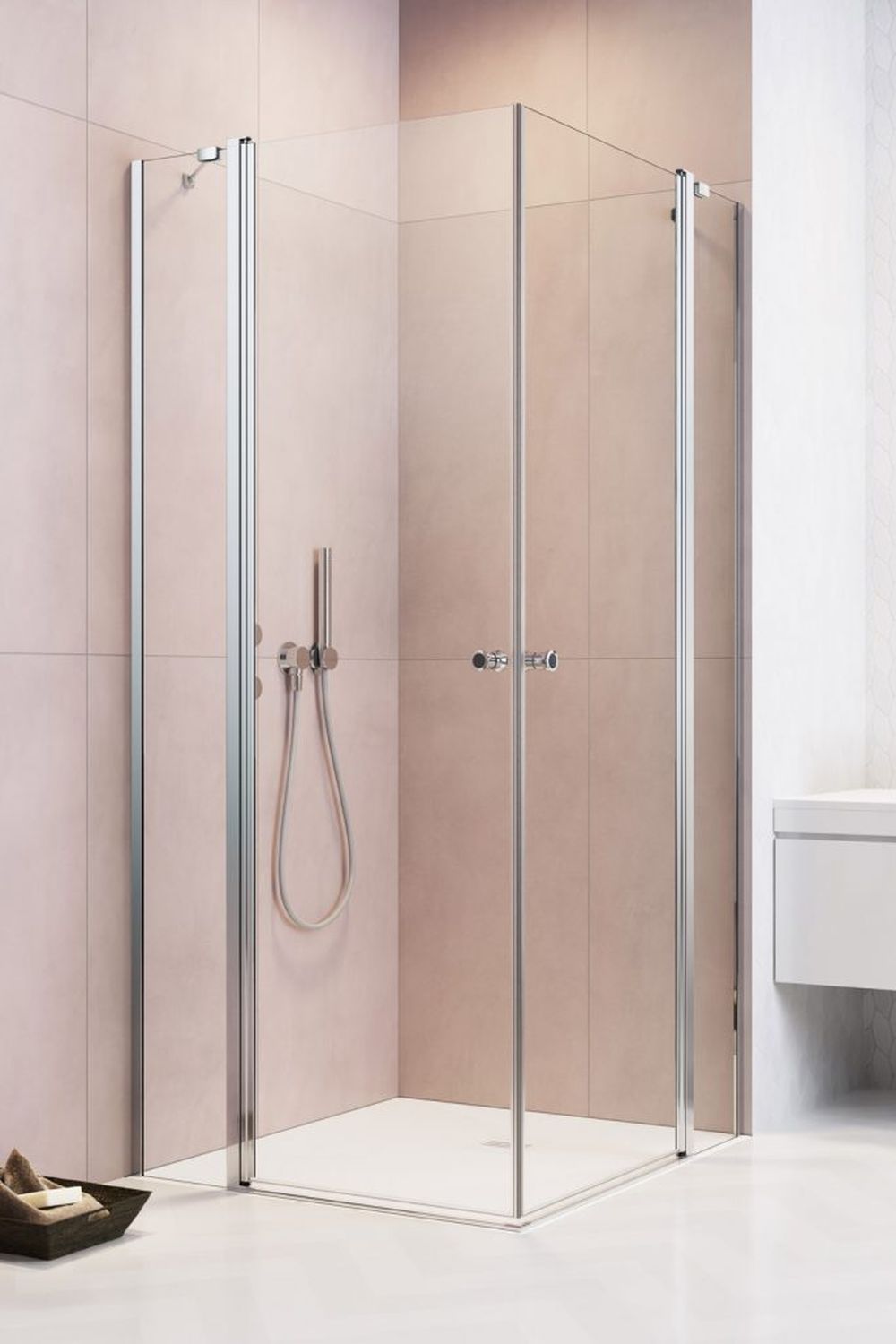 Radaway Eos KDD II kabina prysznicowa część lewa 90x90 cm kwadratowa 13799461-01L