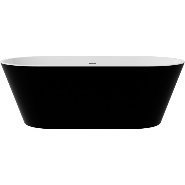 BESCO Wanna wolnostojąca DEEVA MATT B&W 170x80 syfon chrom #WWA-1