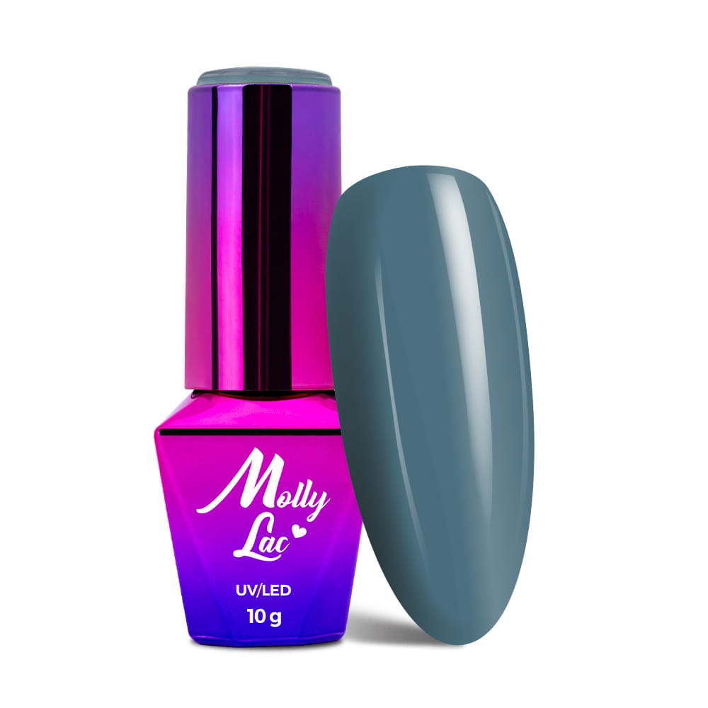 Lakier hybrydowy LED/UV Gel Polish MollyLac Pure Nature Nr 103 Wild River 10 g