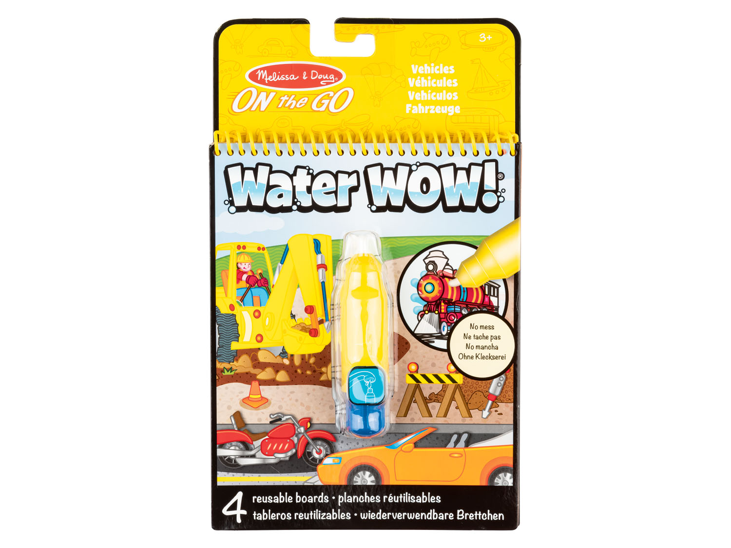 Melissa & Doug Kolorowanka z pisakiem wodnym, 1 sztuka Pojazdy