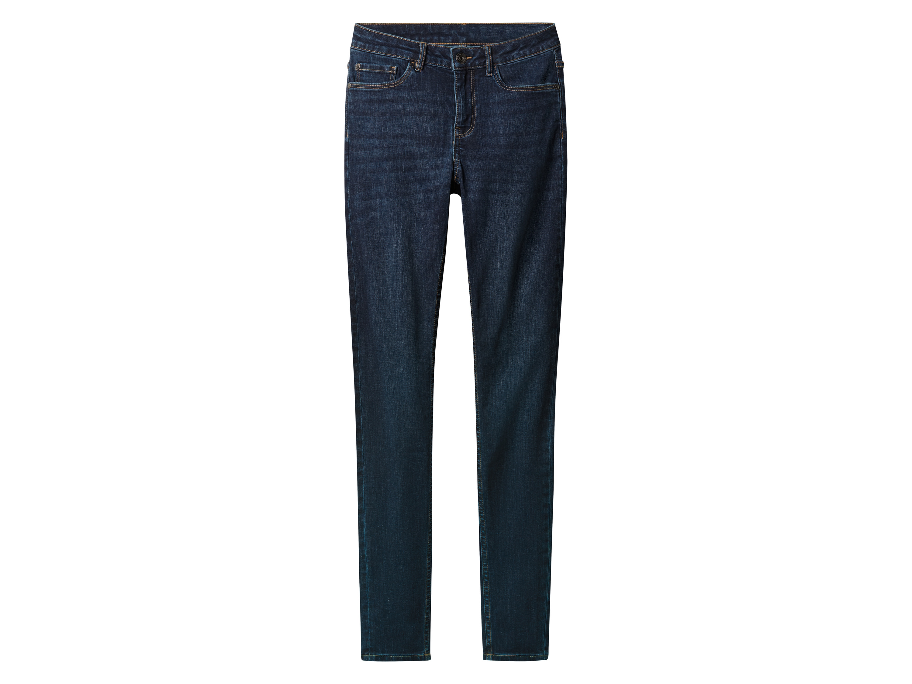 esmara Jeansy damskie super skinny Ciemnoniebieski, 44