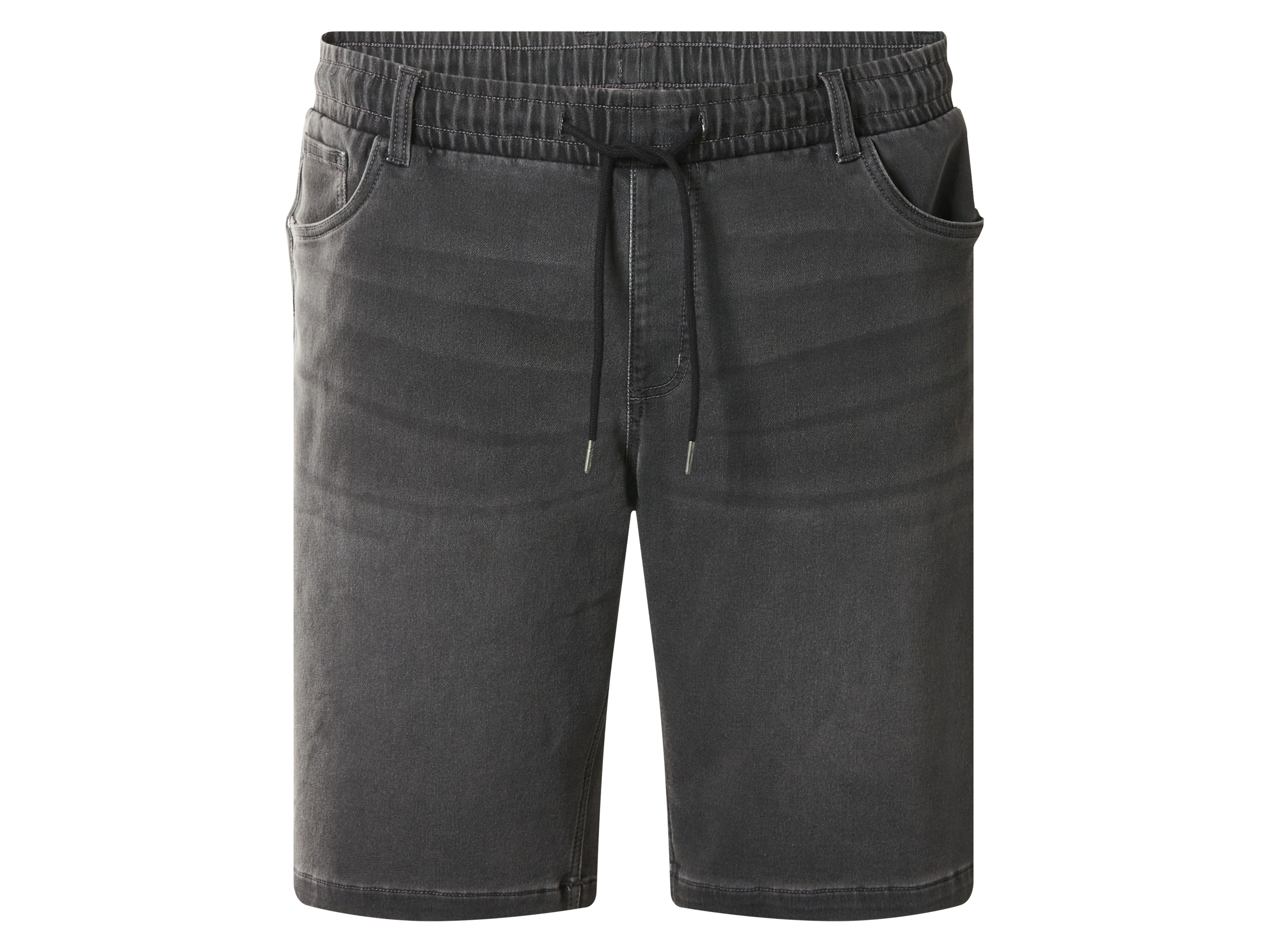 esmara Men Spodnie bermudy męskie z dresowego denimu Antracytowy, 3XL 64/66