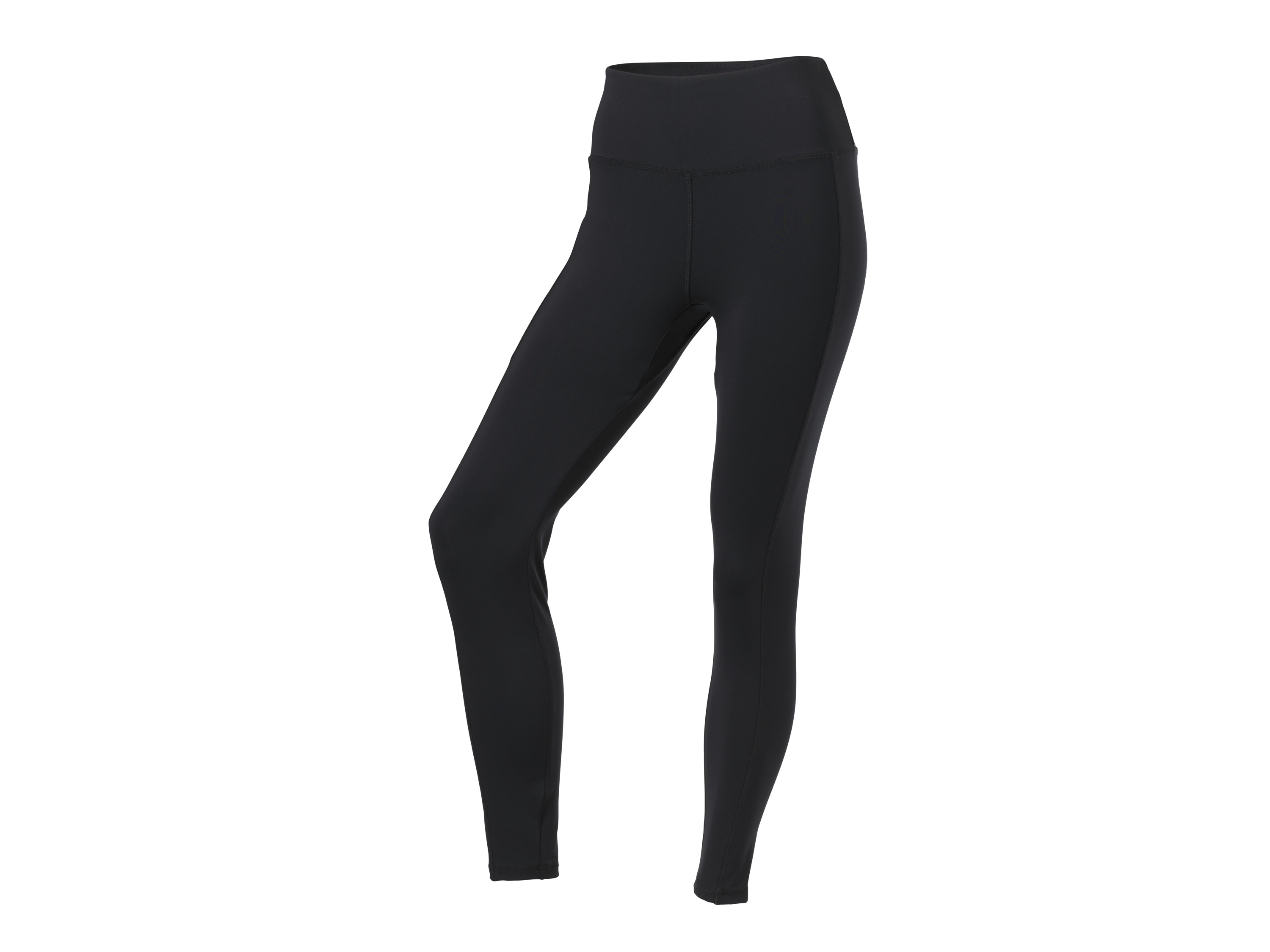 Crivit Legginsy funkcyjne damskie z wysokim stanem Czarny, M40/42