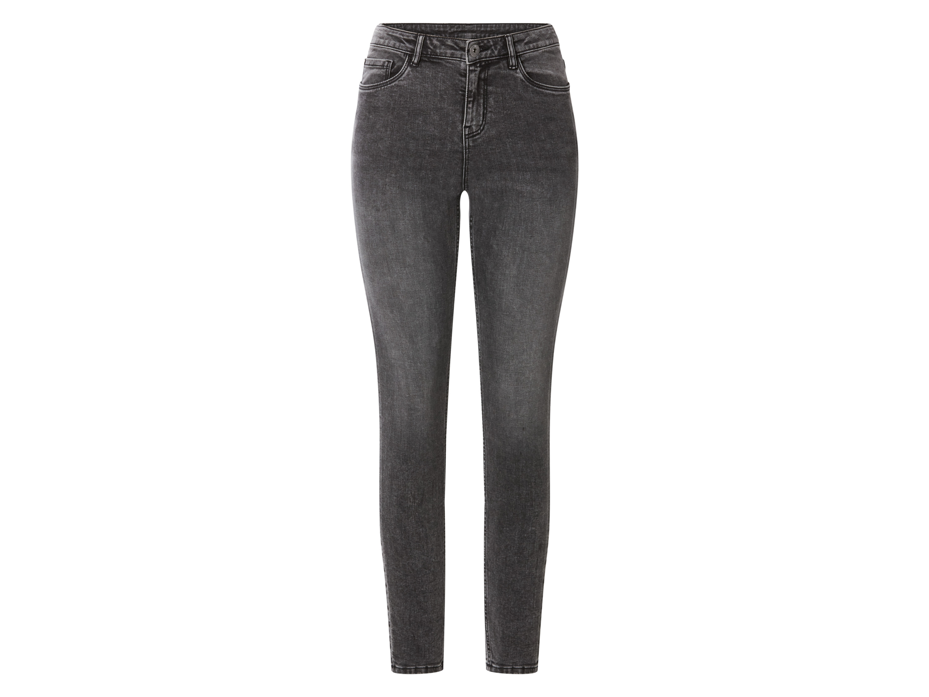 esmara Jeansy damskie super skinny fit Szary, 38/34