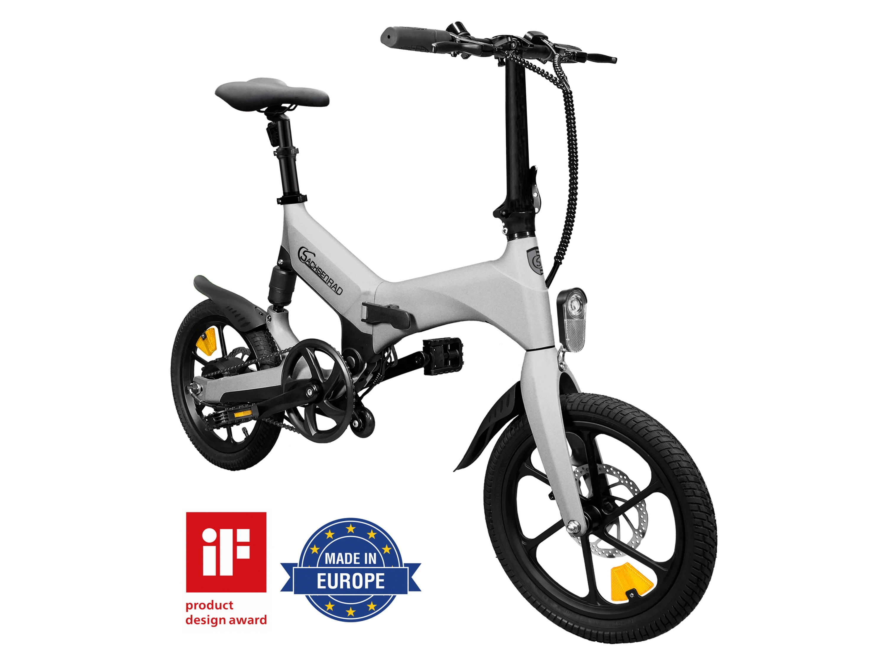 SachsenRad Składany rower elektryczny F12